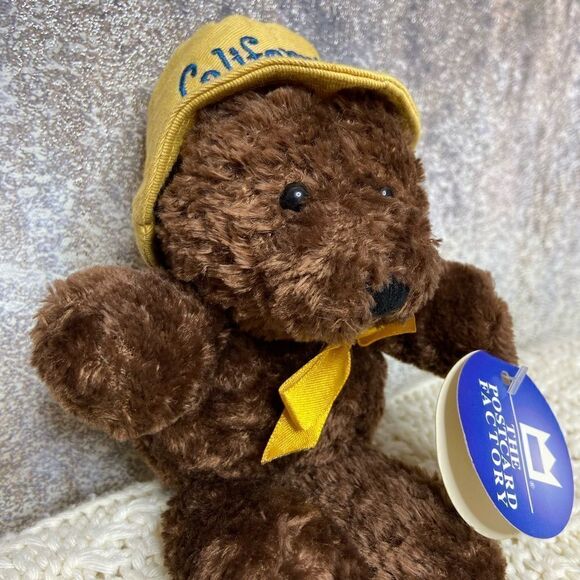 NWT The Postcard Factory Souvenir Bear 8” Stuffed Animal - Picture 11 of 13